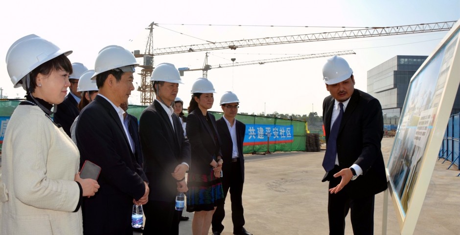 No dia 5 de Novembro de 2016, o Dr. Nie Wenqiang, Chefe Adjunto Permanente do Departamento de Trabalho da Frente Unida Central da Província de Sichuan liderou uma equipa que visitou o Parque.